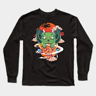 Chinese New Year 2024 Year of The Dragon Dice Long Sleeve T-Shirt